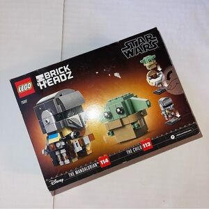 LEGO The Mandalorian & The Child / Baby Yoda Brick Headz Sealed 75317